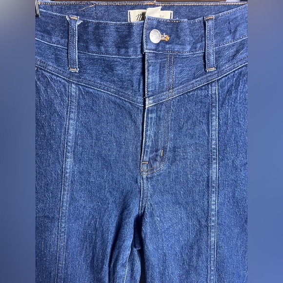 Madewell The Perfect Vintage Straight Jean in Greenhaven Wash: Seamed Version - Picture 4 of 11